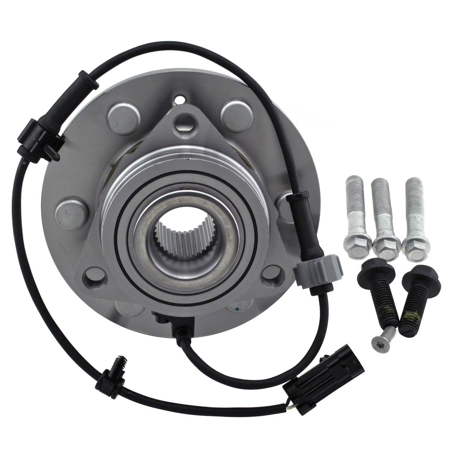 INMOTION PARTS WA515036 | Wheel Bearing and Hub Assembly Front for Cadillac Escalade (2002-2006), Cadillac Escalade ESV (2003-2006), Cadillac Escalade EXT (2002-2006), Chevrolet Avalanche 1500 (2002-2006), Chevrolet Express 1500 (2003-2014), Chevrolet Express 2500 (2003-2005), Chevrolet K1500 Suburban (1999), Chevrolet Silverado 1500 (1999-2007), Chevrolet Silverado 1500 Classic (2007), Chevrolet Silverado 1500 HD (2001-2003, 2005-2006), Chevrolet Suburban 1500 (2000-2006), Chevrolet Tahoe (2000-2006), GMC Savana 1500 (2003-2014), GMC Savana 2500 (2003-2005), GMC Sierra 1500 (1999-2007), GMC Sierra 1500 Classic (2007), GMC Sierra 1500 HD (2001-2003, 2005-2006), GMC Yukon (2000-2006), GMC Yukon XL 1500 (2000-2006)